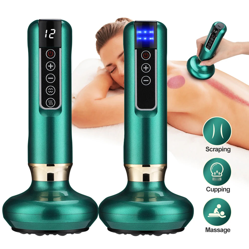 Intelligent Cupping Massager – Rechargeable Magnetic Suction Device