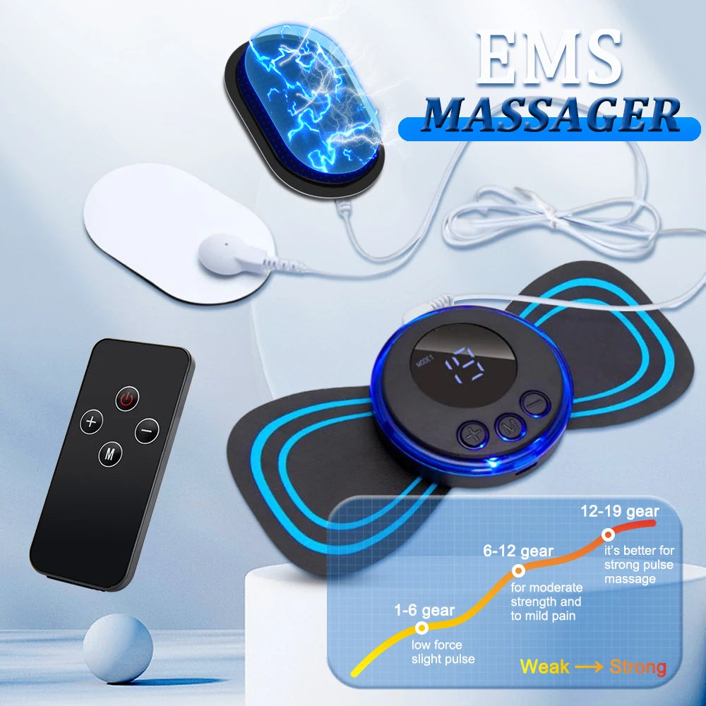 EMS Neck Massager – Electric Pulse Pain Relief Patch