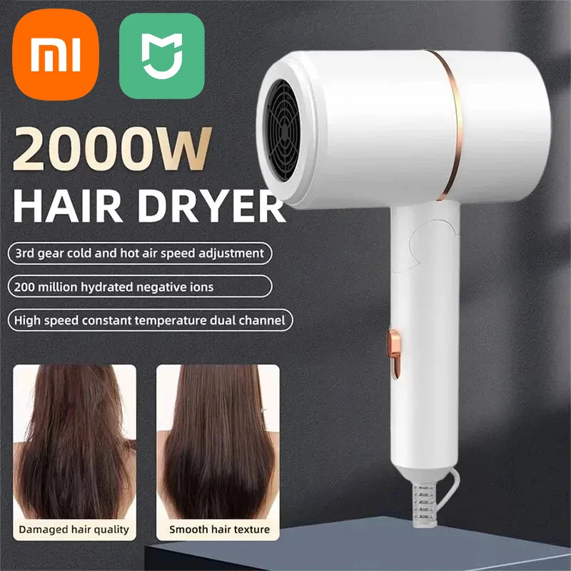 Folding Hair Dryer – High-Power Ionic Portable Dryer