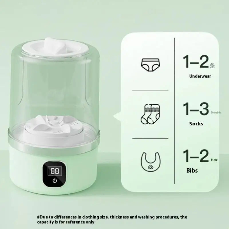 Portable Mini Washing Machine – Travel Laundry Cleaner