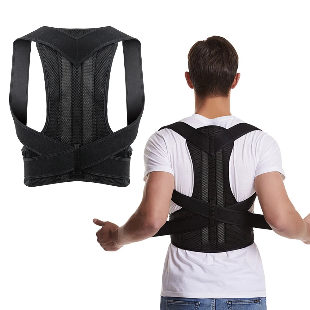 Posture Corrector Back Brace – Adjustable Support Belt