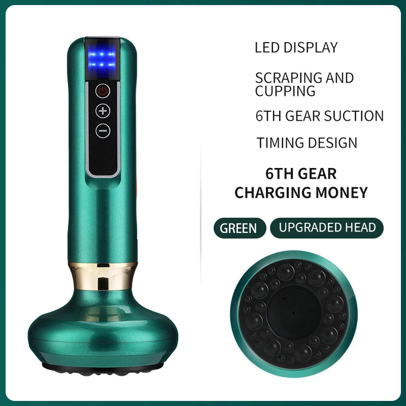 Intelligent Cupping Massager – Rechargeable Magnetic Suction Device