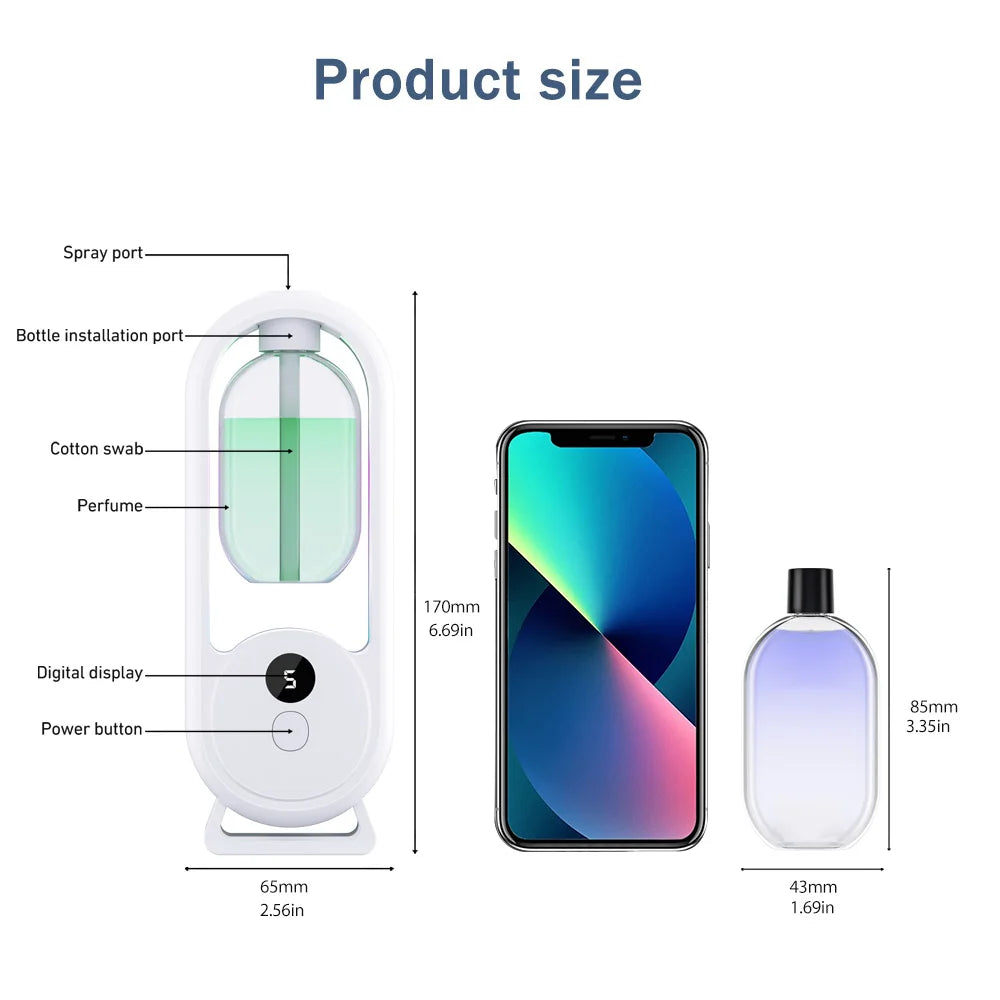 Rechargeable Aroma Diffuser – Portable Essential Oil Sprayer