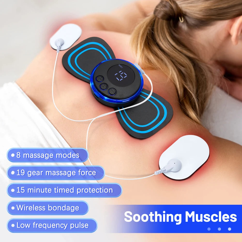 EMS Neck Massager – Electric Pulse Pain Relief Patch