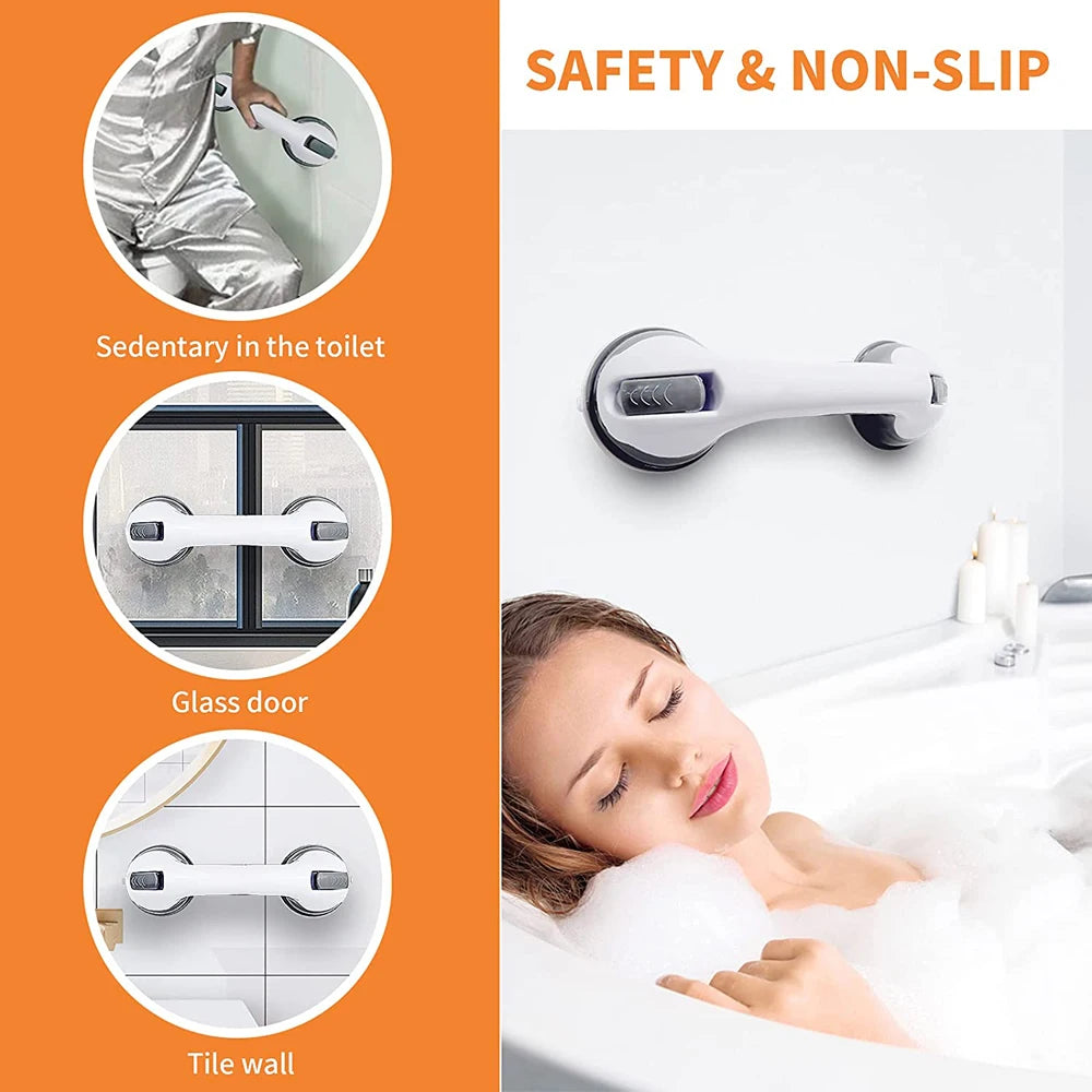 Shower Safety Grab Bar – Ultra Grip Suction Handle (Anti-Slip)