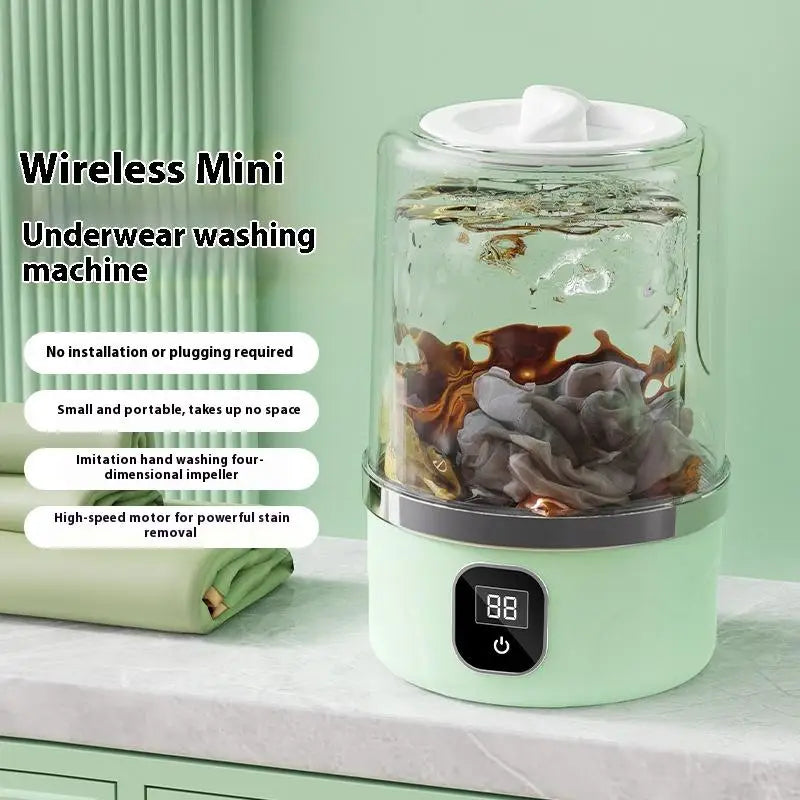 Portable Mini Washing Machine – Travel Laundry Cleaner