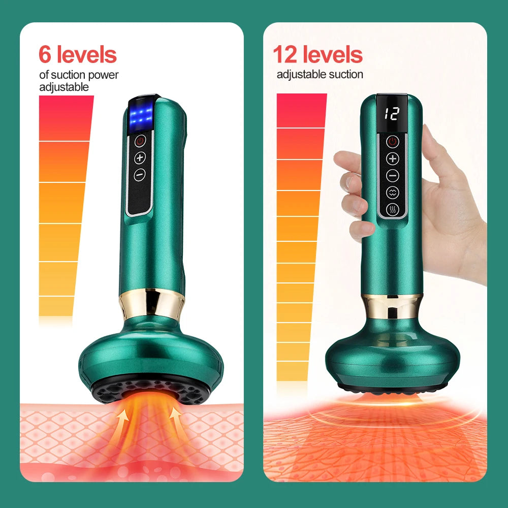 Intelligent Cupping Massager – Rechargeable Magnetic Suction Device