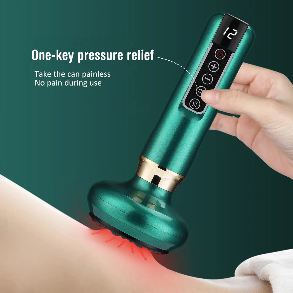 Intelligent Cupping Massager – Rechargeable Magnetic Suction Device