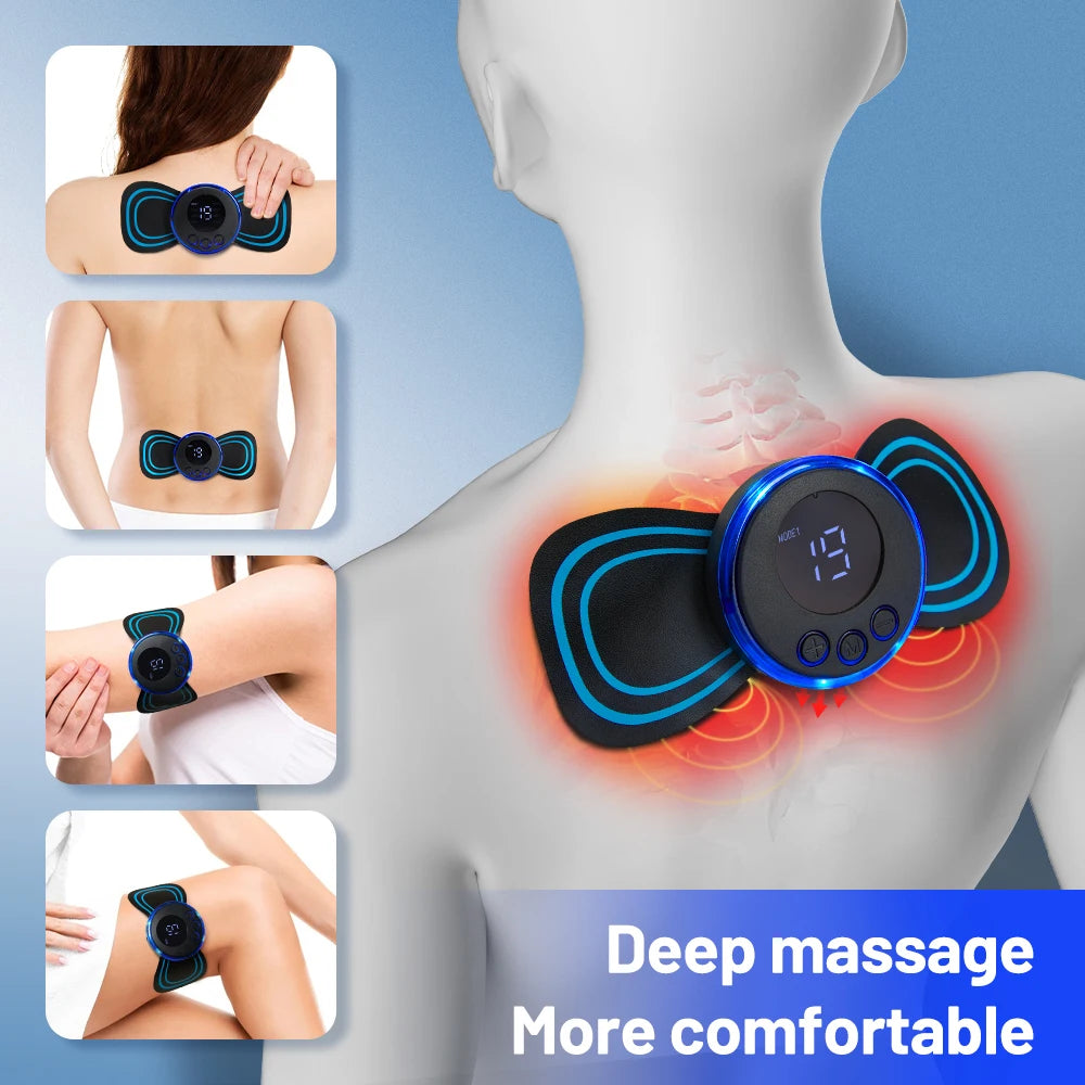 EMS Neck Massager – Electric Pulse Pain Relief Patch